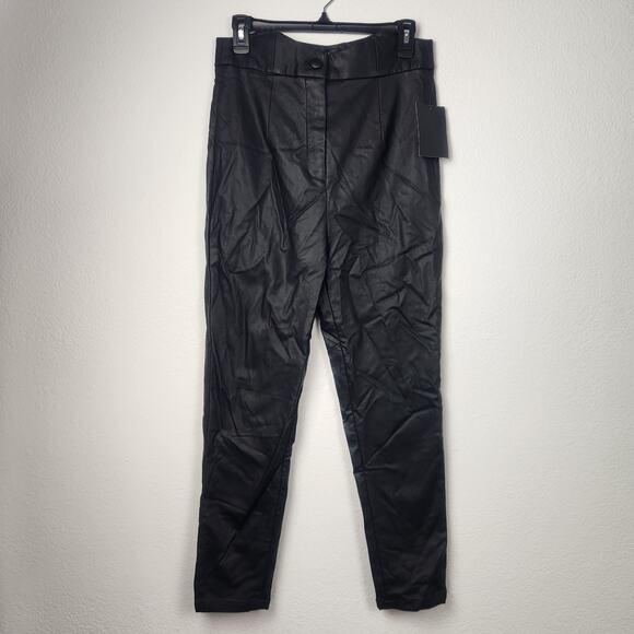 Retrofete Tally Pant in Black Faux Leather Size Large NWT - Picture 2 of 10
